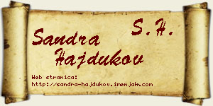 Sandra Hajdukov vizit kartica